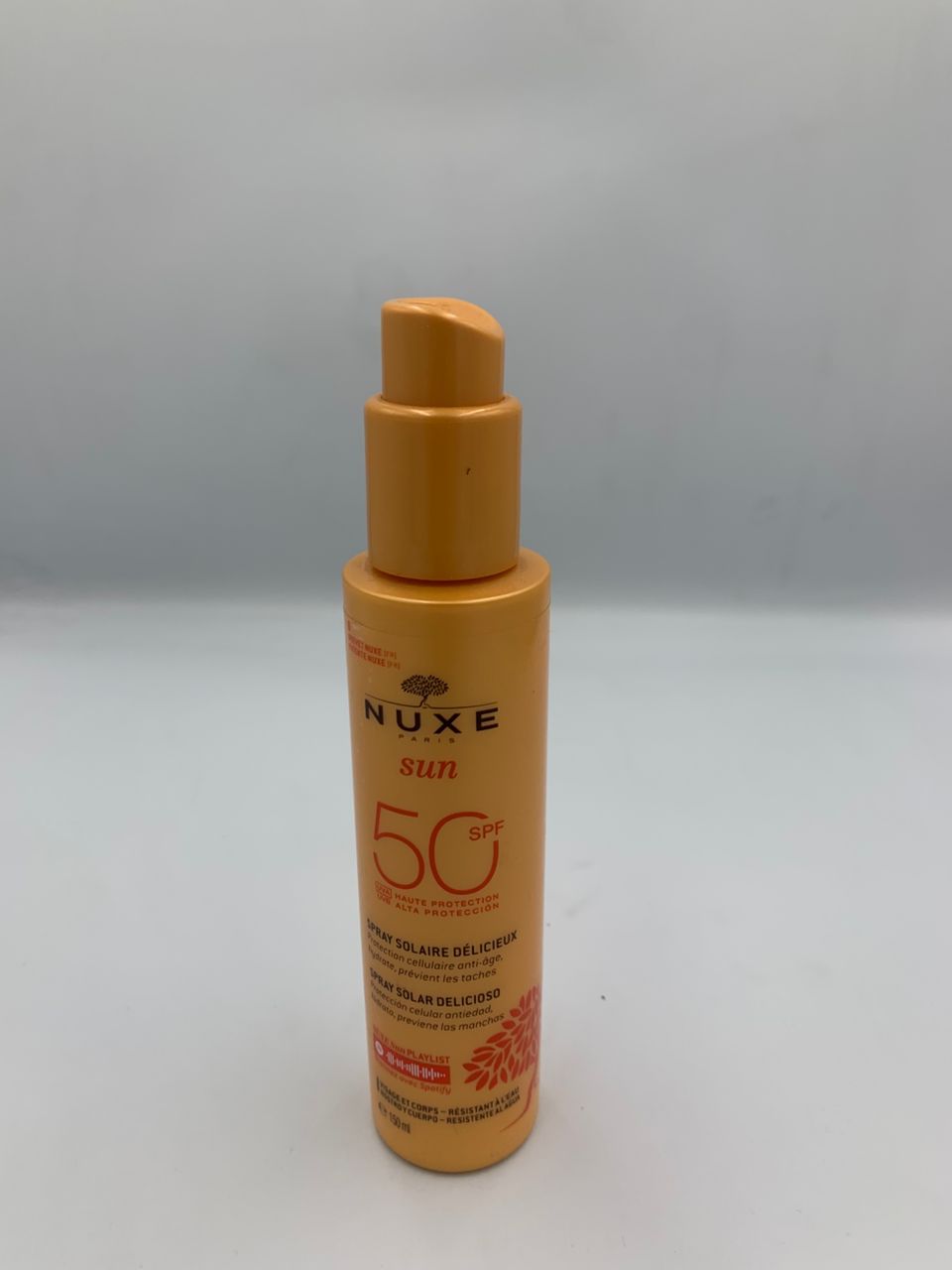 Nuxe Sun Huile Solaire Bronzante Spf50+ 150Ml